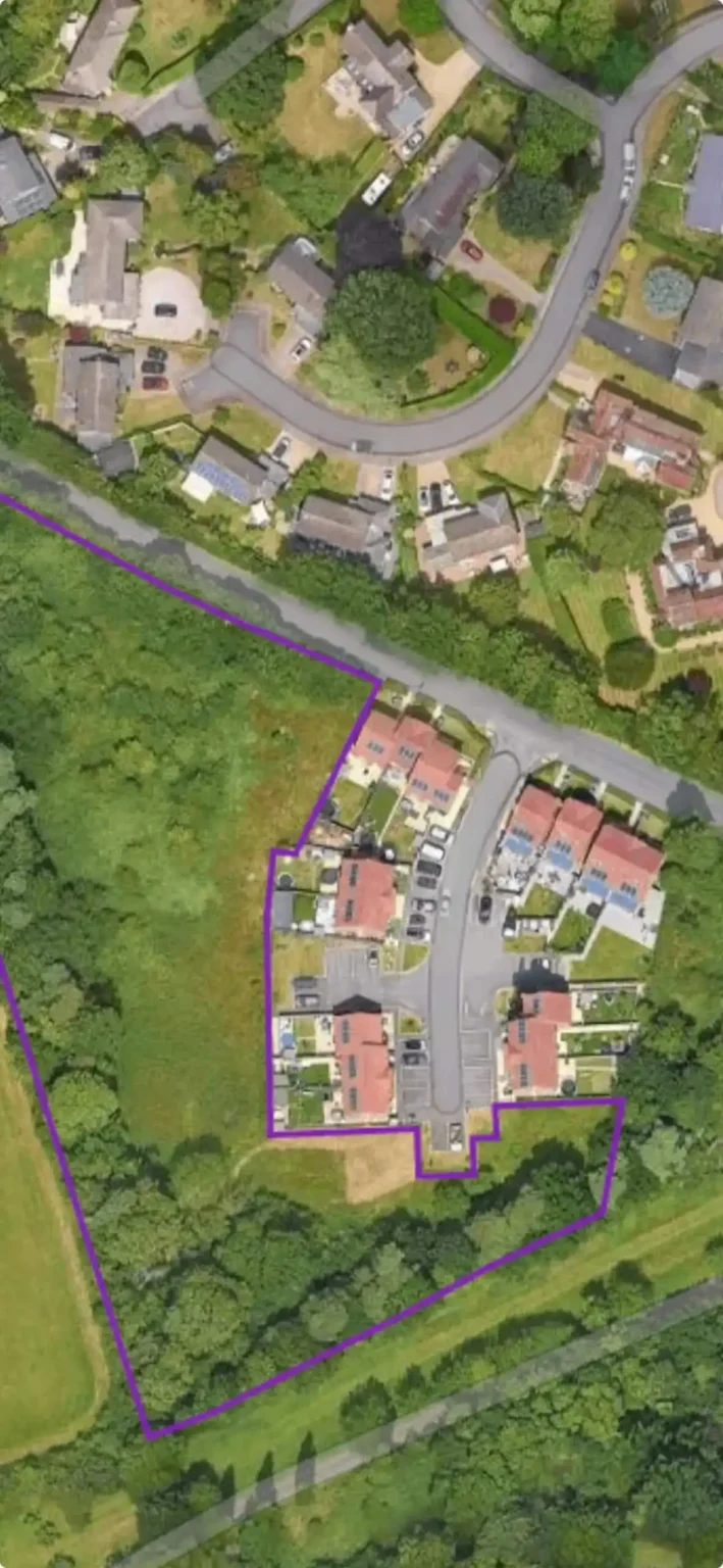 Overland Acquisitions advice on selling land overhead maps view